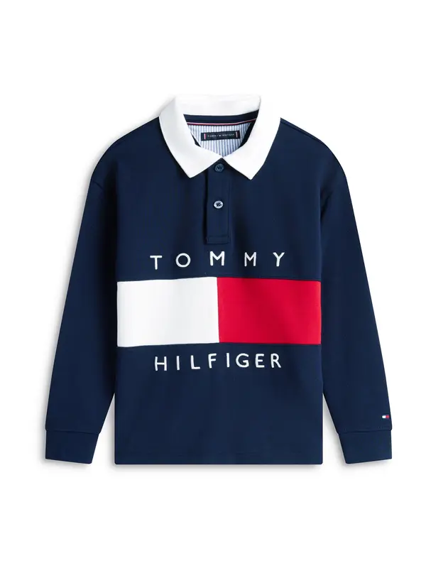 TOMMY HILFIGER TOMMY HILFIGER Majica 'Heritage'  marine / rdeča / bela