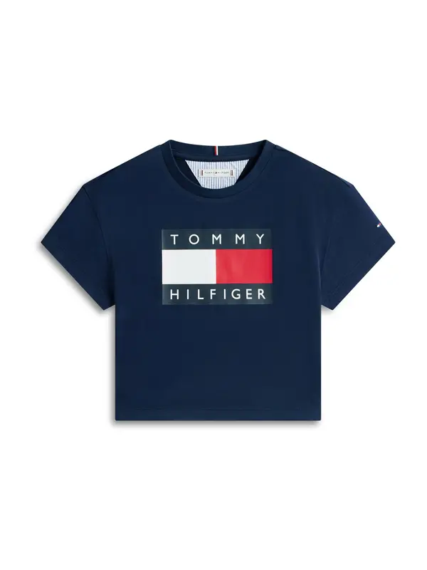 TOMMY HILFIGER TOMMY HILFIGER Majica 'HERITAGE'  mornarska / rdeča / črna / bela