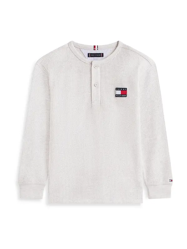 TOMMY HILFIGER TOMMY HILFIGER Majica 'HERITAGE'  mornarska / svetlo siva / rdeča / bela