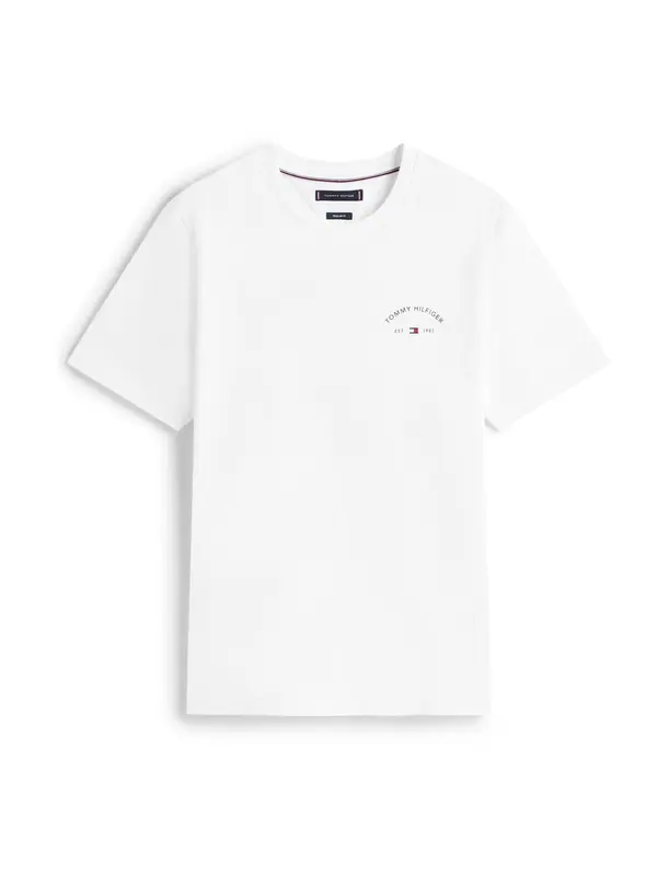 TOMMY HILFIGER TOMMY HILFIGER Majica 'HOTEL'  bež / temno modra / črna / bela