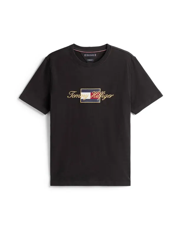 TOMMY HILFIGER TOMMY HILFIGER Majica 'ICON GOLD'  zlata / rdeča / črna / bela