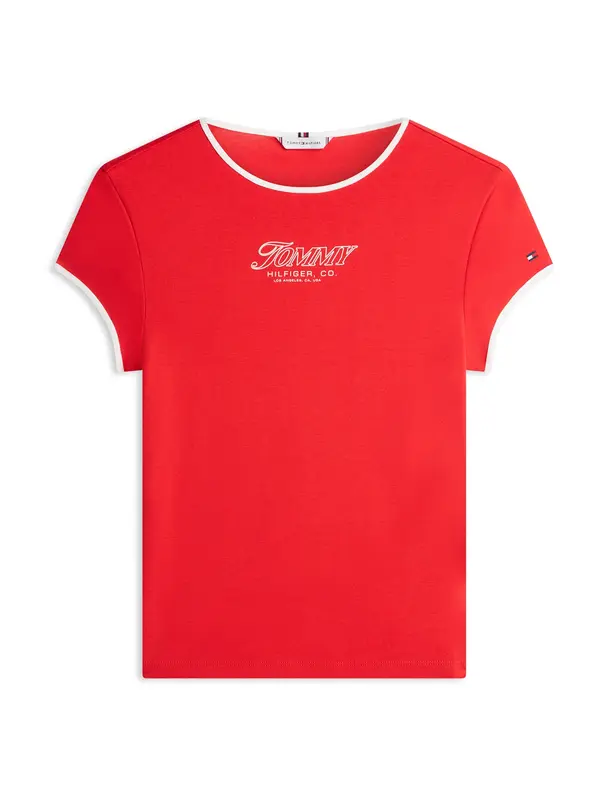 TOMMY HILFIGER TOMMY HILFIGER Majica  jastog / bela