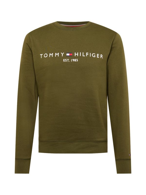 TOMMY HILFIGER TOMMY HILFIGER Majica  kaki / bela