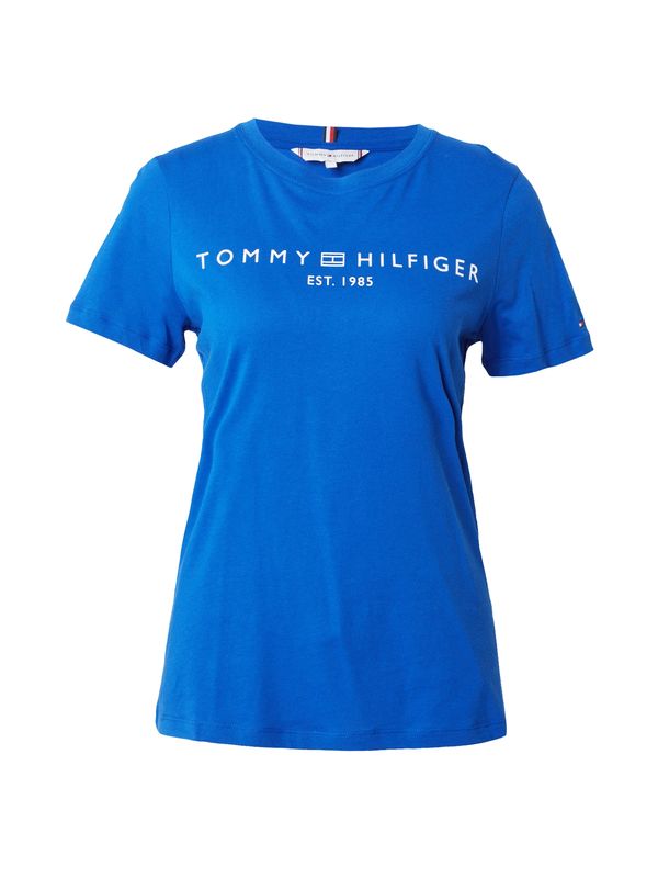 TOMMY HILFIGER TOMMY HILFIGER Majica  kraljevo modra / ognjeno rdeča / bela