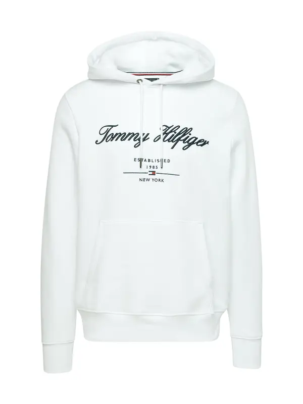 TOMMY HILFIGER TOMMY HILFIGER Majica 'Logo Embroidery'  mornarska / rdeča / bela