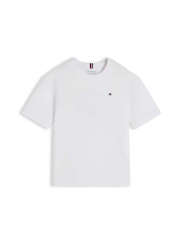TOMMY HILFIGER TOMMY HILFIGER Majica 'Logo Graphic'  rdeča / črna / bela