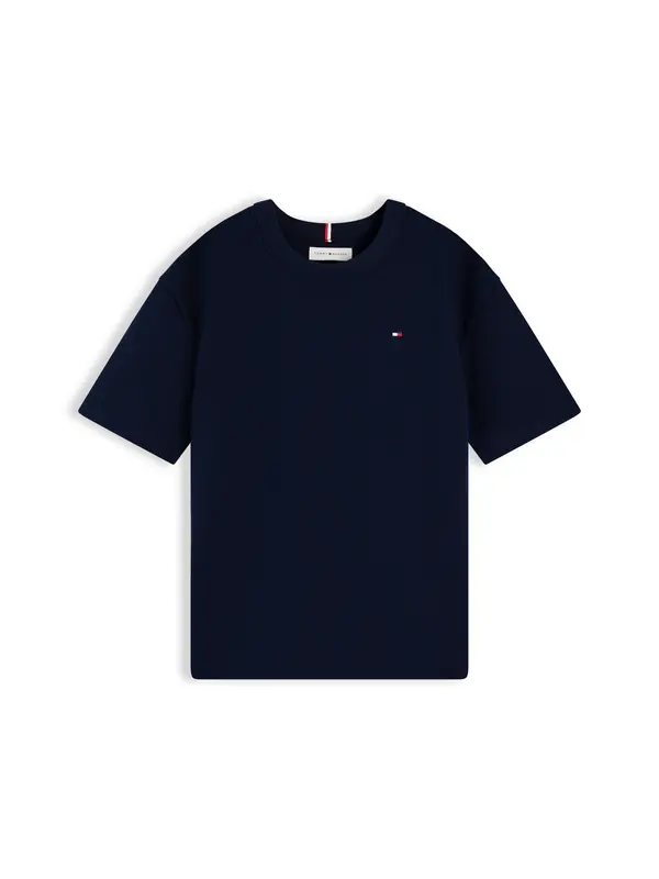 TOMMY HILFIGER TOMMY HILFIGER Majica 'Logo Graphic'  slonovina / marine