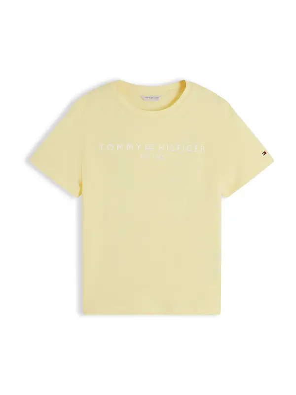 TOMMY HILFIGER TOMMY HILFIGER Majica 'Logo'  rumena