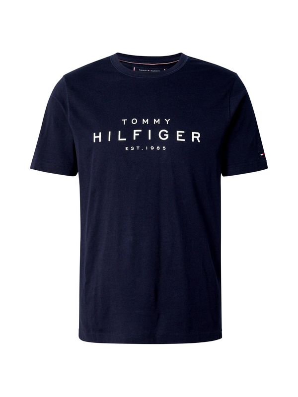 TOMMY HILFIGER TOMMY HILFIGER Majica  marine / bela