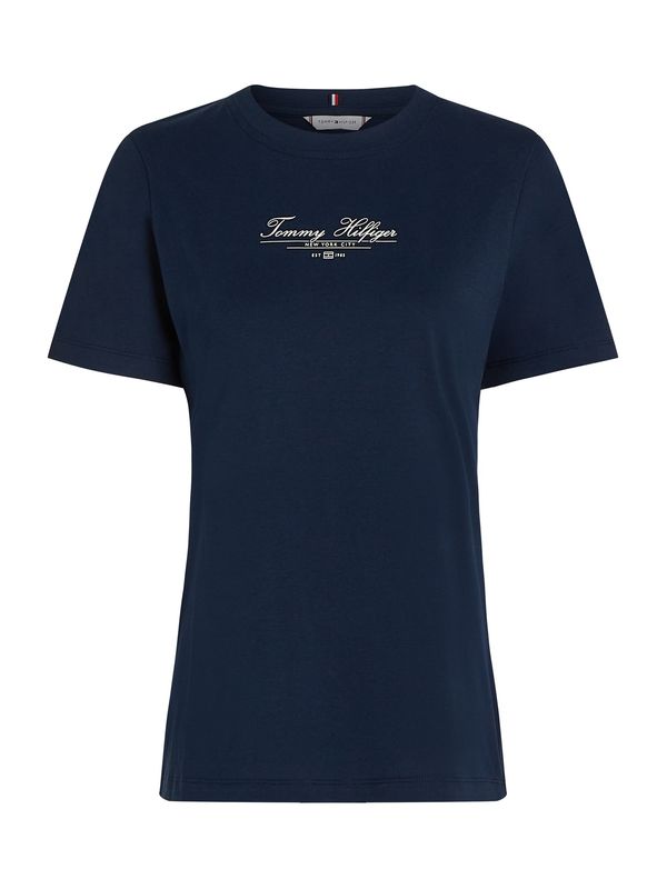 TOMMY HILFIGER TOMMY HILFIGER Majica  marine / bela