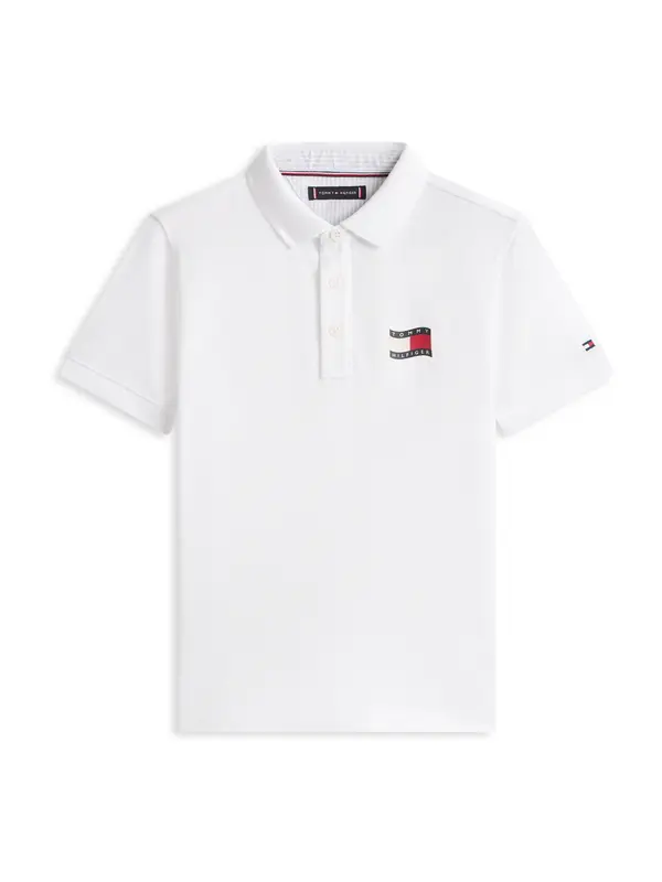 TOMMY HILFIGER TOMMY HILFIGER Majica  marine / krvavo rdeča / bela