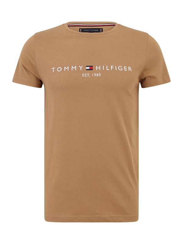 TOMMY HILFIGER TOMMY HILFIGER Majica  marine / mokka / rdeča / bela