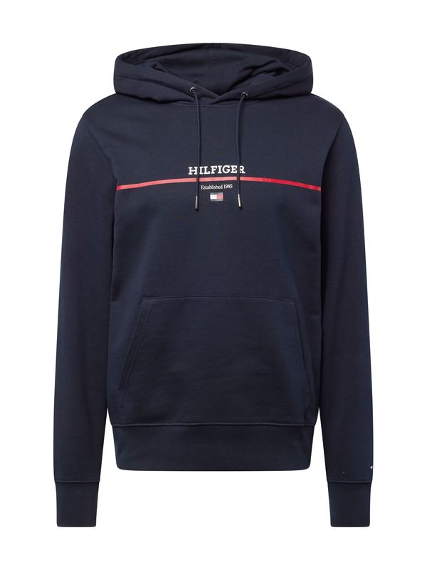 TOMMY HILFIGER TOMMY HILFIGER Majica  marine / rdeča / bela