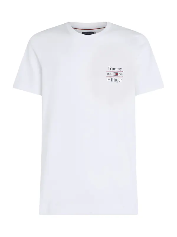 TOMMY HILFIGER TOMMY HILFIGER Majica  marine / rdeča / bela