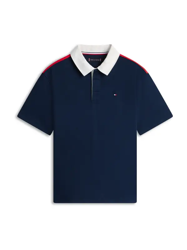 TOMMY HILFIGER TOMMY HILFIGER Majica  marine / rdeča / bela