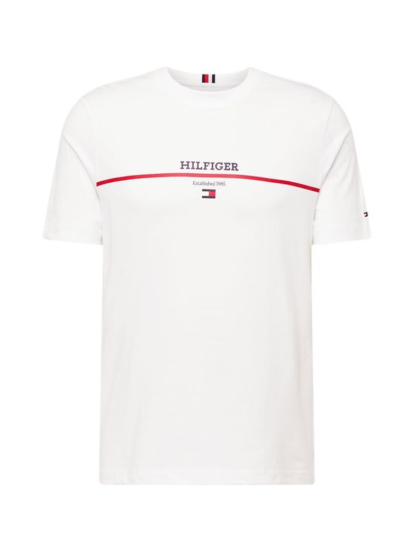 TOMMY HILFIGER TOMMY HILFIGER Majica  marine / rdeča / bela