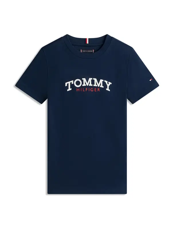 TOMMY HILFIGER TOMMY HILFIGER Majica  marine / rdeča / bela