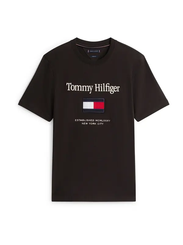 TOMMY HILFIGER TOMMY HILFIGER Majica  marine / rdeča / črna / bela
