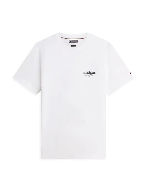 TOMMY HILFIGER TOMMY HILFIGER Majica  marine / rjava / zelena / bela