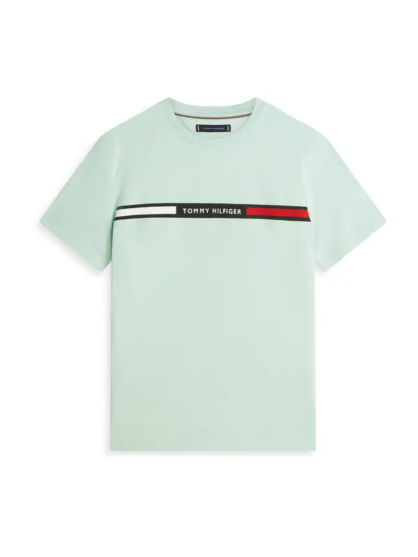 TOMMY HILFIGER TOMMY HILFIGER Majica  meta / rdeča / črna / bela
