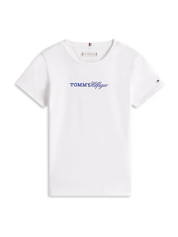TOMMY HILFIGER TOMMY HILFIGER Majica  modra / bela