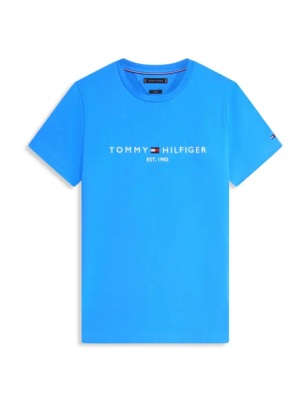 TOMMY HILFIGER TOMMY HILFIGER Majica  mornarska / azur / rdeča / bela
