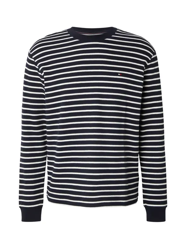 TOMMY HILFIGER TOMMY HILFIGER Majica  mornarska / bela