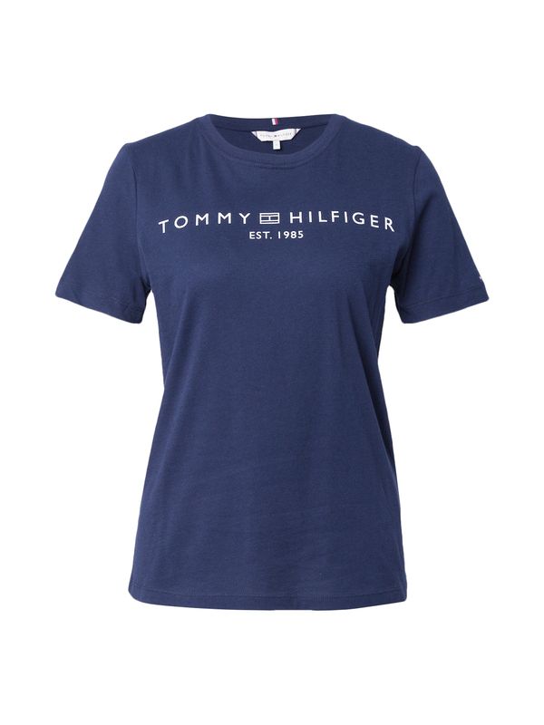 TOMMY HILFIGER TOMMY HILFIGER Majica  mornarska / bela