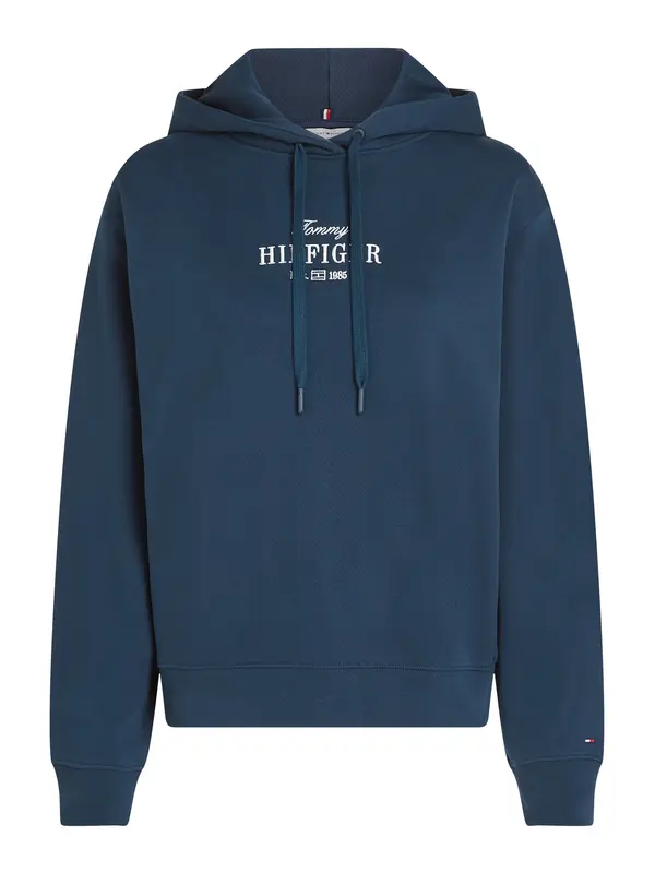 TOMMY HILFIGER TOMMY HILFIGER Majica  mornarska / bela