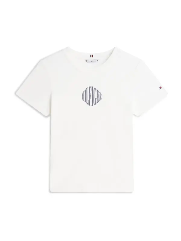 TOMMY HILFIGER TOMMY HILFIGER Majica  mornarska / bela