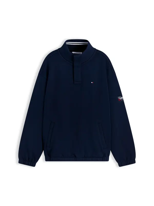 TOMMY HILFIGER TOMMY HILFIGER Majica  mornarska / bela