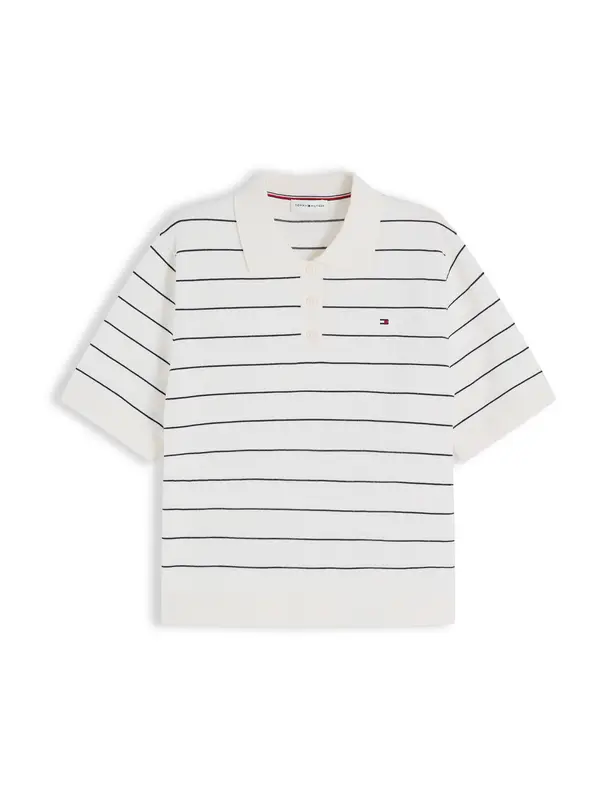 TOMMY HILFIGER TOMMY HILFIGER Majica  mornarska / bela