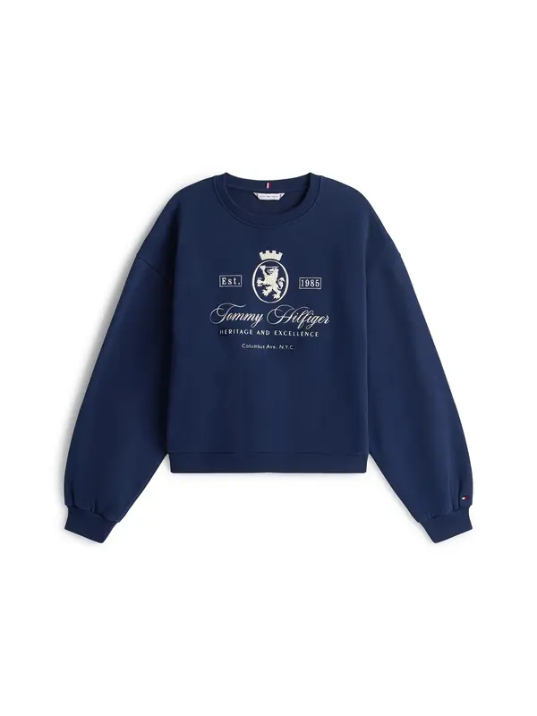 TOMMY HILFIGER TOMMY HILFIGER Majica  mornarska / bela