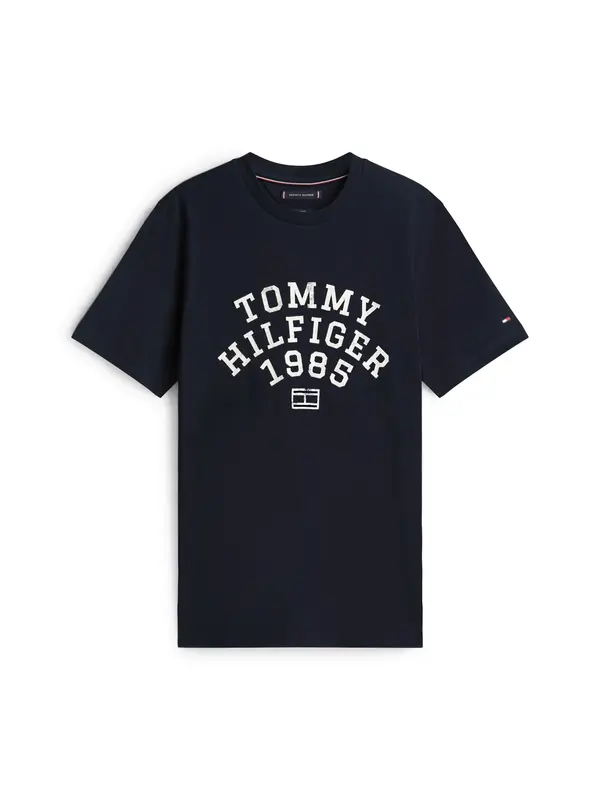 TOMMY HILFIGER TOMMY HILFIGER Majica  mornarska / bela