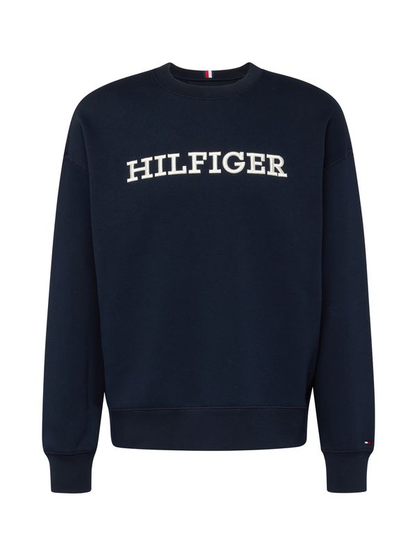 TOMMY HILFIGER TOMMY HILFIGER Majica  mornarska / bela