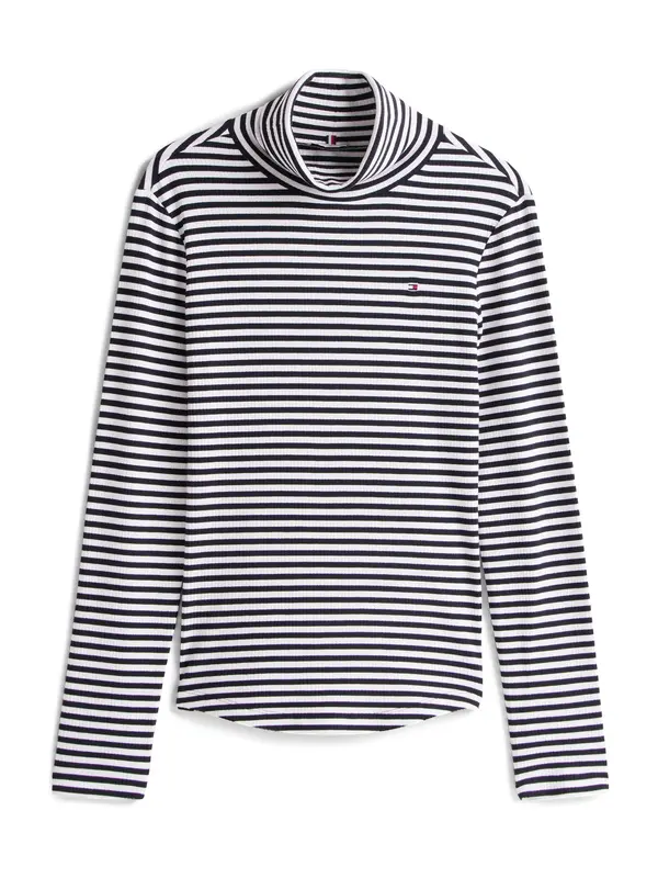 TOMMY HILFIGER TOMMY HILFIGER Majica  mornarska / bela