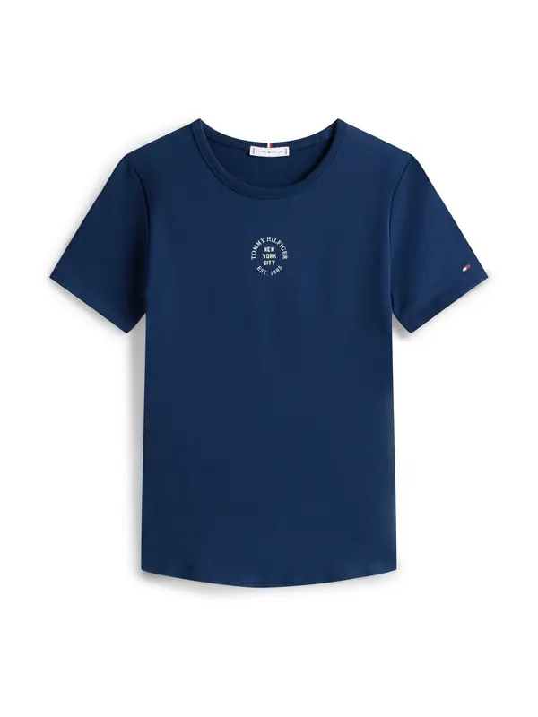 TOMMY HILFIGER TOMMY HILFIGER Majica  mornarska / bela