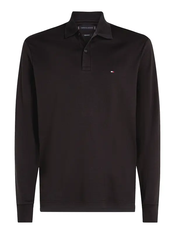 TOMMY HILFIGER TOMMY HILFIGER Majica  mornarska / brusnica / črna / bela