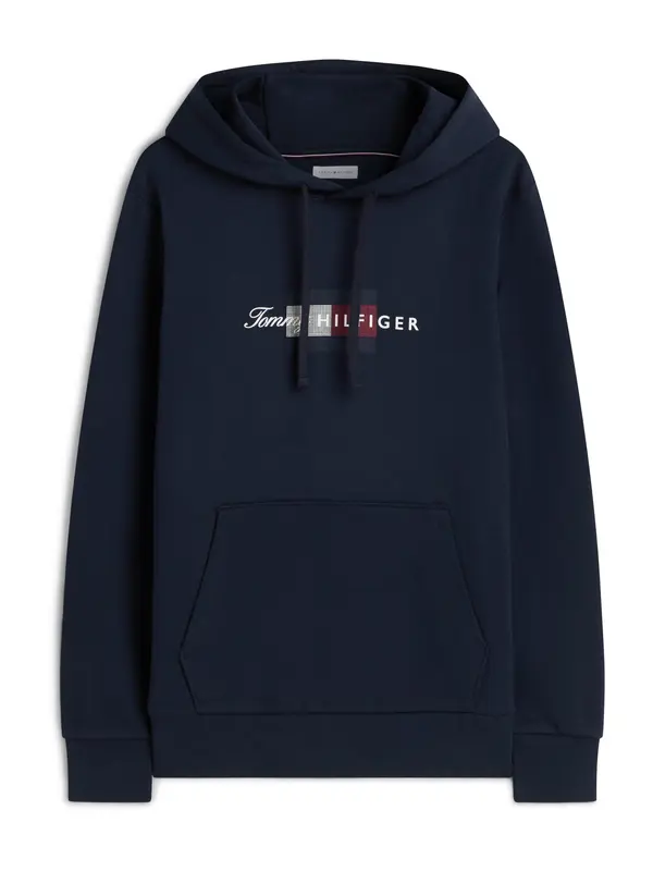 TOMMY HILFIGER TOMMY HILFIGER Majica  mornarska / burgund / bela