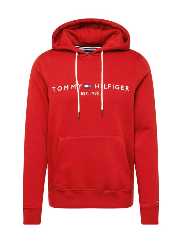 TOMMY HILFIGER TOMMY HILFIGER Majica  mornarska / krvavo rdeča / bela