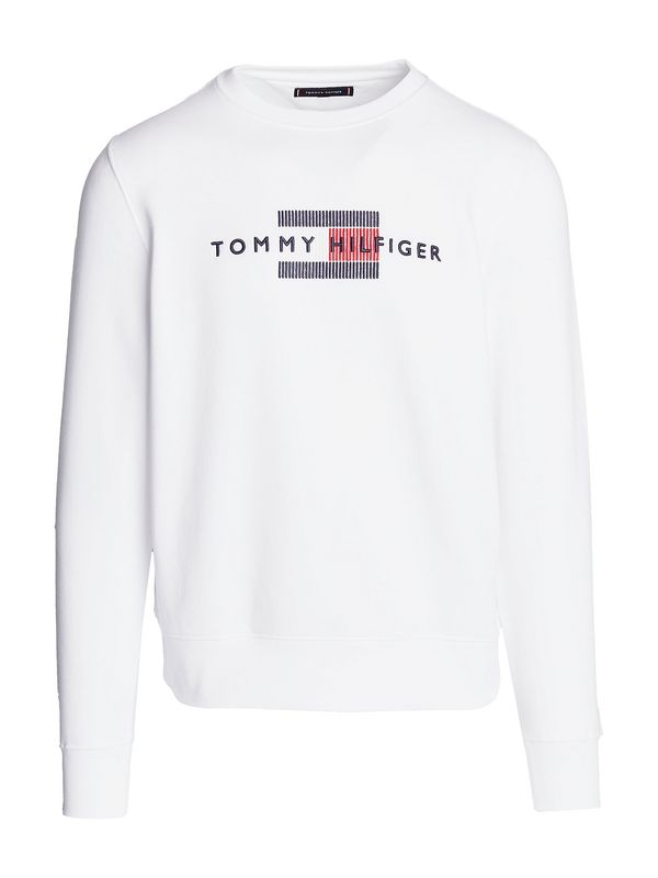 TOMMY HILFIGER TOMMY HILFIGER Majica  mornarska / krvavo rdeča / bela