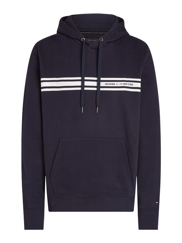 TOMMY HILFIGER TOMMY HILFIGER Majica  mornarska / off-bela