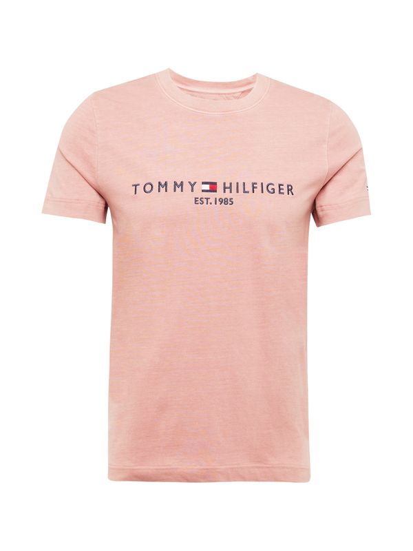TOMMY HILFIGER TOMMY HILFIGER Majica  mornarska / pastelno roza / rdeča / bela