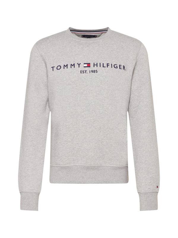 TOMMY HILFIGER TOMMY HILFIGER Majica  mornarska / pegasto siva / rdeča / bela