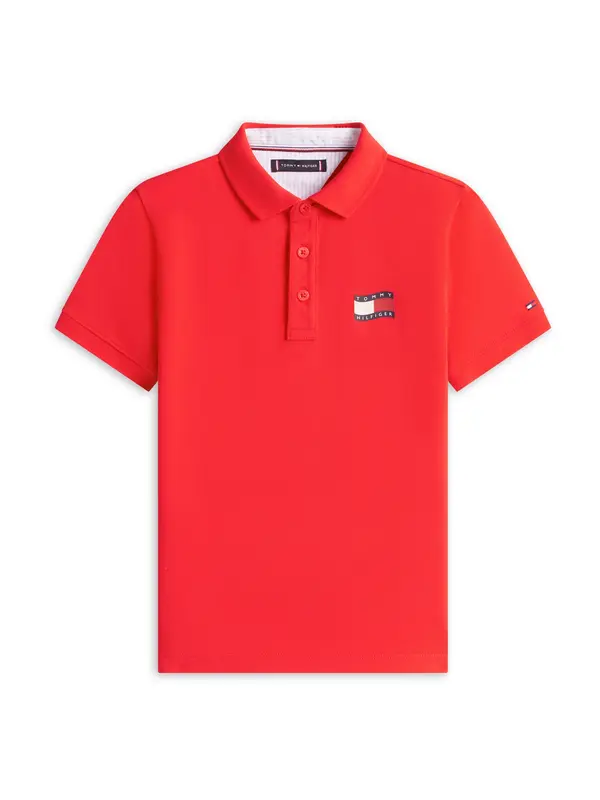 TOMMY HILFIGER TOMMY HILFIGER Majica  mornarska / rdeča / bela