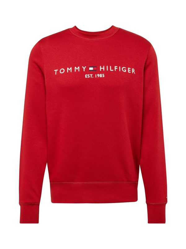 TOMMY HILFIGER TOMMY HILFIGER Majica  mornarska / rdeča / bela