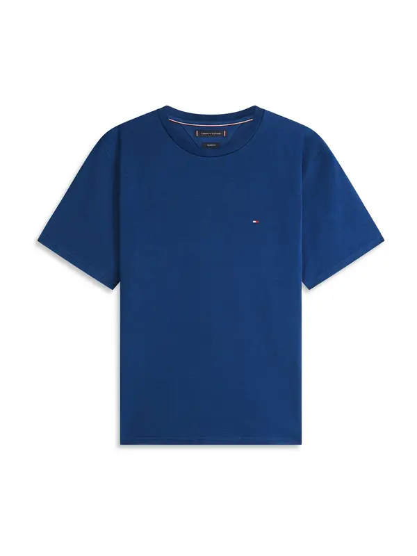 TOMMY HILFIGER TOMMY HILFIGER Majica  mornarska / rdeča / bela