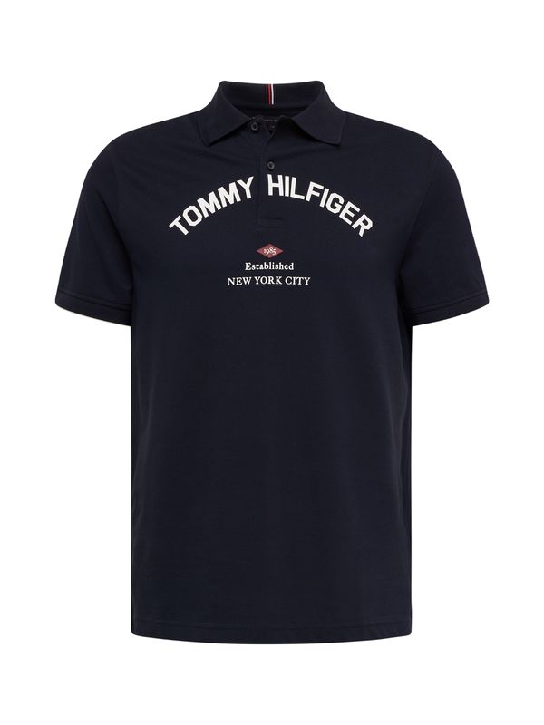 TOMMY HILFIGER TOMMY HILFIGER Majica  mornarska / rdeča / bela