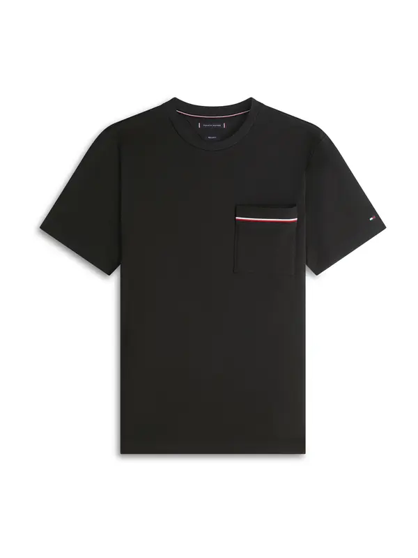TOMMY HILFIGER TOMMY HILFIGER Majica  mornarska / rdeča / črna / bela