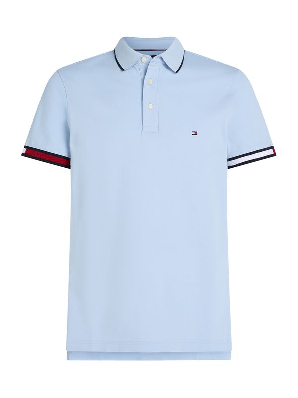 TOMMY HILFIGER TOMMY HILFIGER Majica  mornarska / svetlo modra / bela